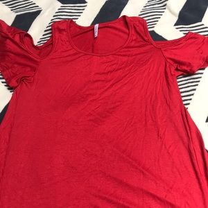 Cold shoulder shirt